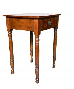 Federal Tiger Maple Side Table - 4643471