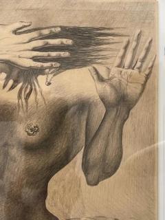 Federico Castellon Surrealist Nude Female Figure - 3553310