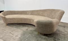 Federico Munari Curved Sofa attributed to Federico Munari Italy 1960s - 4453561