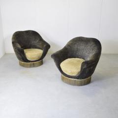 Federico Munari Federico Munari set of two original armchairs 1950s  - 3988636