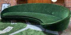 Federico Munari Italian Sculptural Sofa in Velvet Attributed to Federico Munari Italy 1950s - 2037765