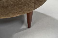 Federico Munari Pair of Federico Munari Attr Armchairs with Tapered Legs Italy 1950s - 4242371