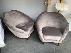 Federico Munari Pair of Italian Armchairs by Federico Munari Italy 1960s - 952736