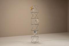 Felice Ragazzo Poliedra Sculptural Space Age Lamp by Felice Ragazzo for Harvey Guzzini Italy - 4363758