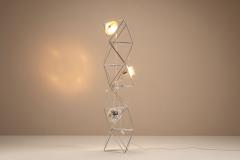 Felice Ragazzo Poliedra Sculptural Space Age Lamp by Felice Ragazzo for Harvey Guzzini Italy - 4363773