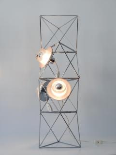 Felice Ragazzo Rare Sculptural Poliedra Floor Lamp by Felice Ragazzo for Guzzini Italy 1970s - 3624872