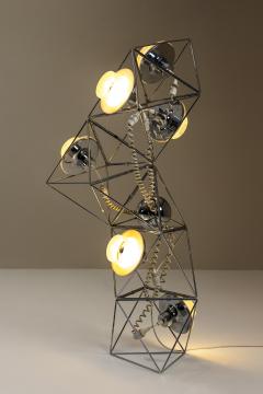 Felice Ragazzo Sculptural Space Age Poliedra Lamp by Felice Ragazzo for Harvey Guzzini - 3908445