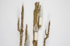 Felix Agostini 1960s bronze sconces in the style of Felix Agostini - 2892786