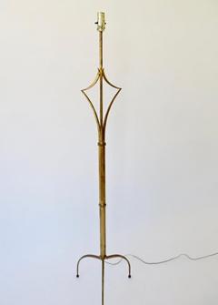 Felix Agostini French Gilded Iron Floor Lamp in the manner of Felix Agostini - 465650