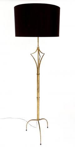 Felix Agostini French Gilded Iron Floor Lamp in the manner of Felix Agostini - 465652