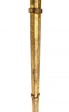 Felix Agostini French Gilded Iron Floor Lamp in the manner of Felix Agostini - 465655