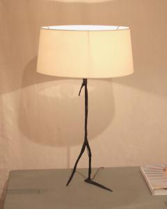 Felix Agostini French Iron Table Lamp by Felix Agostini circa 1960 - 3904558