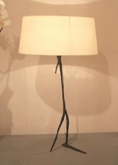 Felix Agostini French Iron Table Lamp by Felix Agostini circa 1960 - 3904559