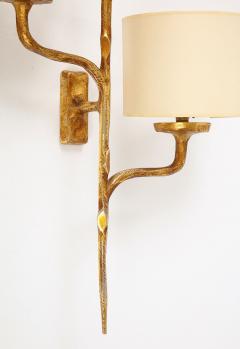 Felix Agostini PAIR OF GILT BRONZE SCONCES BY FELIX AGOSTINI - 2545430