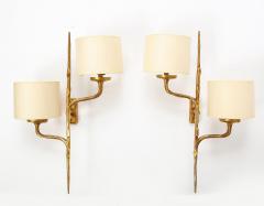 Felix Agostini PAIR OF GILT BRONZE SCONCES BY FELIX AGOSTINI - 2545435