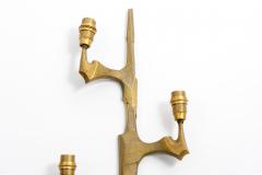 Felix Agostini Pair Of Bronze sconces in the style of Felix Agostini - 928688