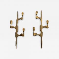 Felix Agostini Pair Of Bronze sconces in the style of Felix Agostini - 929131