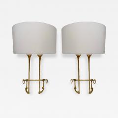 Felix Agostini Pair of Mail Coach wall lights F lix Agostini Paris France 1962 - 3698737