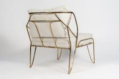 Felix Agostini Rare sculptural Bronze armchair with ottoman in the style of Felix Agostini - 895991