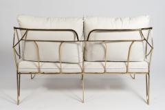 Felix Agostini Sculptural bronze two seats sofa in the style Of Felix Agostini - 895977