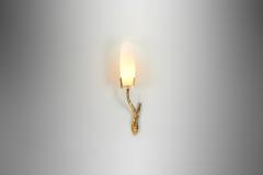 Felix Agostini Wall Lamp by F lix Agostini Attr for Maison Arlus France ca 1960s - 4281750