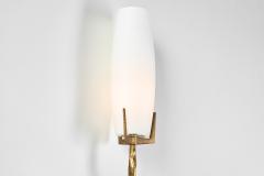 Felix Agostini Wall Lamp by F lix Agostini Attr for Maison Arlus France ca 1960s - 4281756