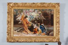 Felix Armand Heullant Exceptional French Japonisme Oil on Panel Painting by Felix Armand Heullant - 611220