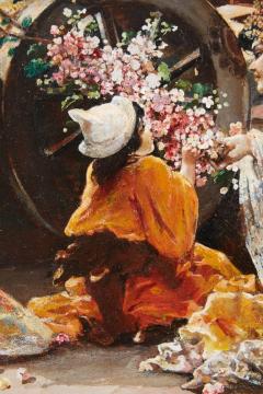 Felix Armand Heullant Exceptional French Japonisme Oil on Panel Painting by Felix Armand Heullant - 611226