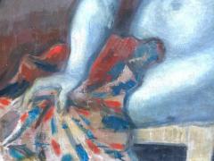 Felix Pascual Felix Pascual Original Oil Painting on Canvas Woman in Studio Spain 1930s - 3545231