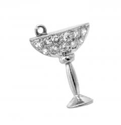 Felix Vollman Diamond Martini Glass Charm by Felix Vollman - 4429866