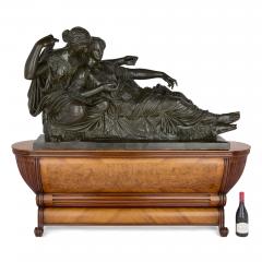 Ferdinand Barbedienne Antique French sculpture of the Two Fates by Barbedienne - 4230921