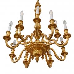 Ferdinand Barbedienne Antique Louis XIV style ormolu chandelier by Barbedienne - 3464134