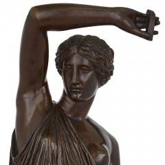 Ferdinand Barbedienne Antique Patinated Bronze Sculpture of Minerva by Ferdinand Barbedienne - 1874766