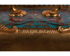 Ferdinand Barbedienne F Barbedienne A Suite of Three French Ormolu and Champleve Enamel Jardinieres - 2895482