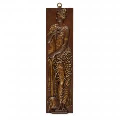 Ferdinand Barbedienne Four antique bronze plaques depicting water nymphs by Ferdinand Barbedienne - 1433293