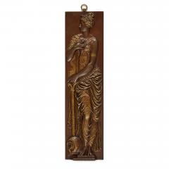 Ferdinand Barbedienne Four antique bronze plaques depicting water nymphs by Ferdinand Barbedienne - 1433293