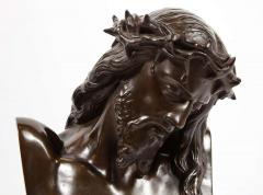 Ferdinand Barbedienne Jean Baptiste Auguste Clesinger French Bronze Bust of Jesus Christ Barbedienne - 2137692