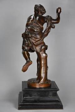 Ferdinand Barbedienne Large 19thc bronze figure of Hippomenes signed F Barbedienne - 4805643