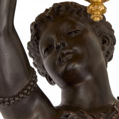 Ferdinand Barbedienne Large French Antique Bronze Candelabrum by Barbedienne - 4594644
