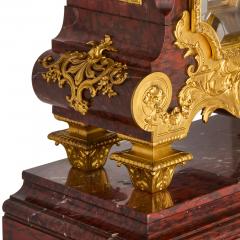 Ferdinand Barbedienne Very large antique ormolu and marble regulator calendar mantle clock - 4220914