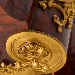 Ferdinand Barbedienne Very large antique ormolu and marble regulator calendar mantle clock - 4220915