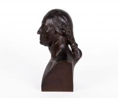 Ferdinand Barbedienne a French Patinated Bronze Bust of George Washington - 2587116