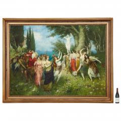 Ferdinand Leeke The Triumph of Bacchus a large oil painting by Ferdinand Leeke - 2994637