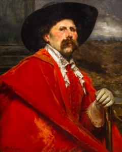 Ferdinand Leon Roybet The Man in the Red Coat Ferdinand L on Roybet - 4447259