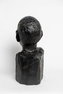 Ferdinand Parpan CARVED BUST OF A AFRICAN BOY BY FERDINAND PARPAN - 2457888