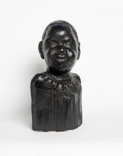 Ferdinand Parpan SCULPTED BUST OF AN AFRICAN WOMAN BY FERDINAND PARPAN - 2494772