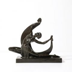 Ferdinand Preiss Art Deco Dancing Flapper Sculpture in Bronze Signed Ferdinand Preiss - 3819401