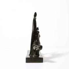 Ferdinand Preiss Art Deco Dancing Flapper Sculpture in Bronze Signed Ferdinand Preiss - 3819461