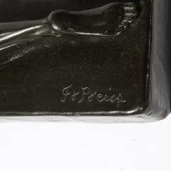 Ferdinand Preiss Art Deco Dancing Flapper Sculpture in Bronze Signed Ferdinand Preiss - 3819466