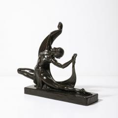 Ferdinand Preiss Art Deco Dancing Flapper Sculpture in Bronze Signed Ferdinand Preiss - 3819509